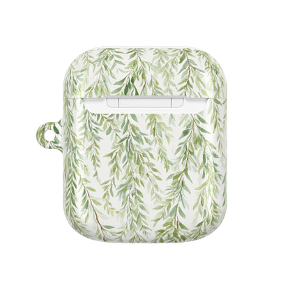 Willow Vine AirPod Case - Botanical Green Leaf Protective Cover