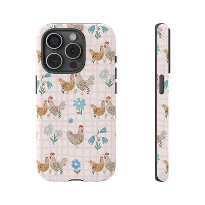 Chicken Farm Floral Phone Case