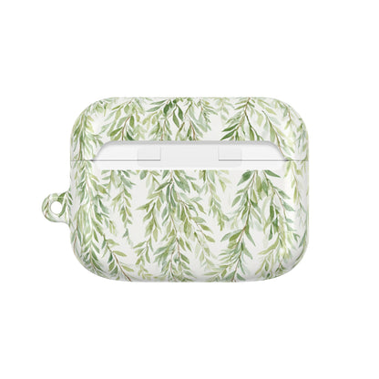 Willow Vine AirPod Case - Botanical Green Leaf Protective Cover