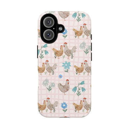 Chicken Farm Floral Phone Case