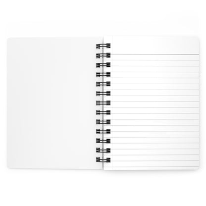Chicken Pattern Spiral Notebook — Floral Pink Notebook Journal