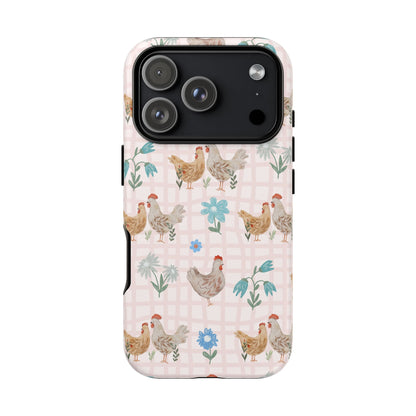 Chicken Farm Floral Phone Case