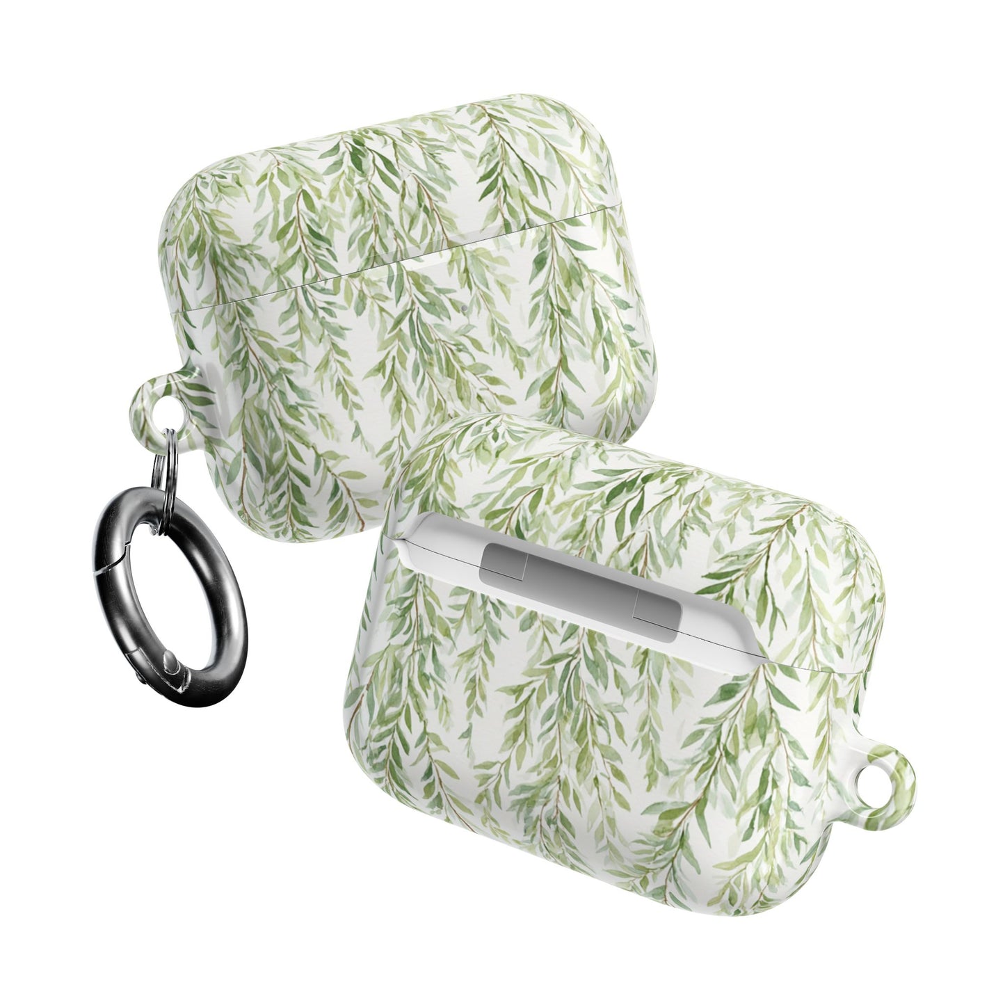 Willow Vine AirPod Case - Botanical Green Leaf Protective Cover