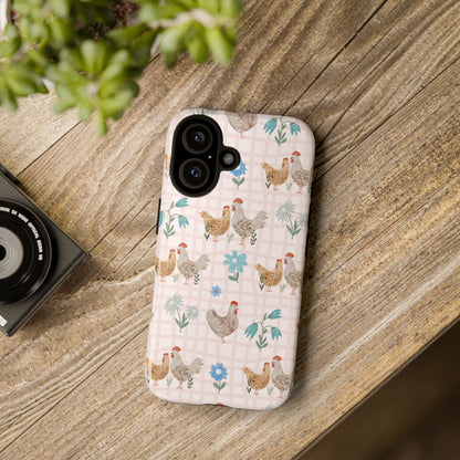 Chicken Farm Floral Phone Case