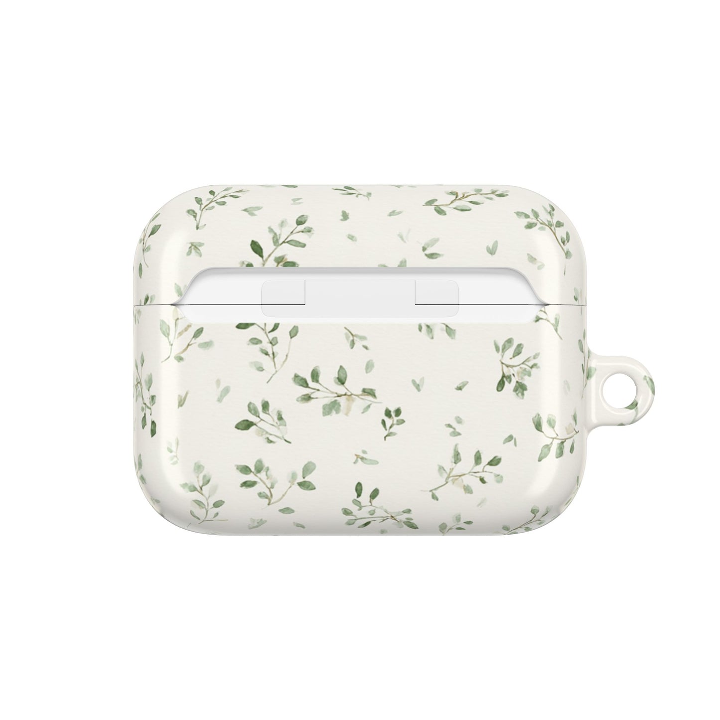 Floral Vine AirPod Case — Minimal Green Leaf Protective Cover