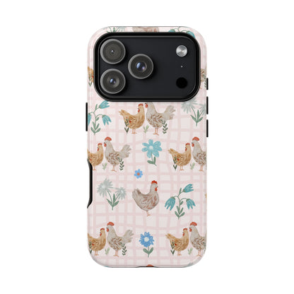 Chicken Farm Floral Phone Case