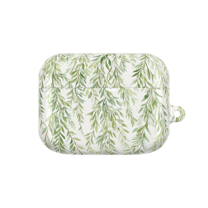Willow Vine AirPod Case - Botanical Green Leaf Protective Cover