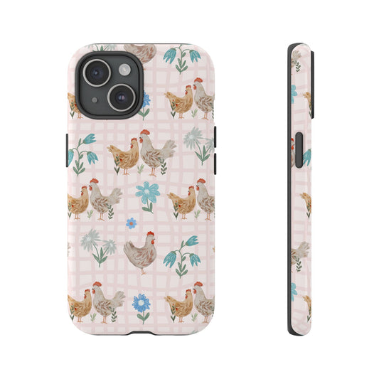Chicken Farm Floral Phone Case