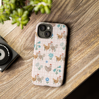 Chicken Farm Floral Phone Case