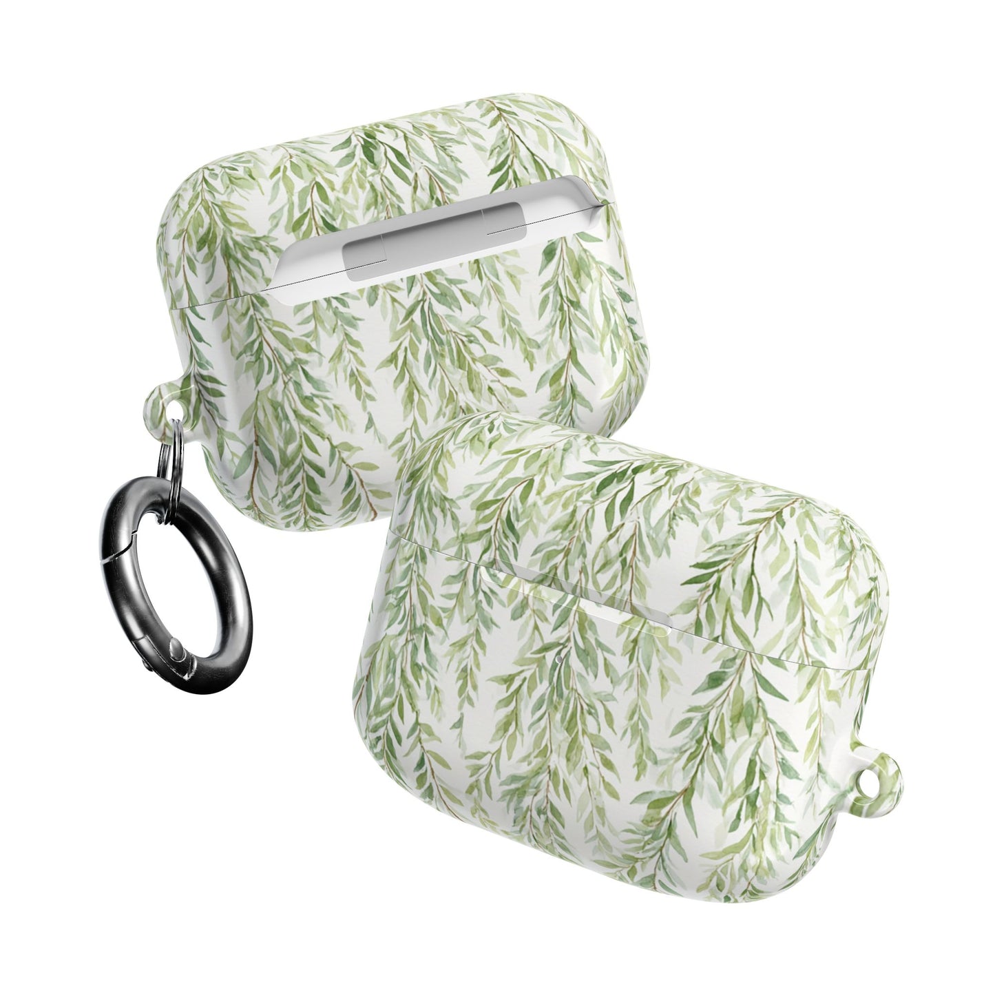 Willow Vine AirPod Case - Botanical Green Leaf Protective Cover