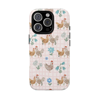 Chicken Farm Floral Phone Case