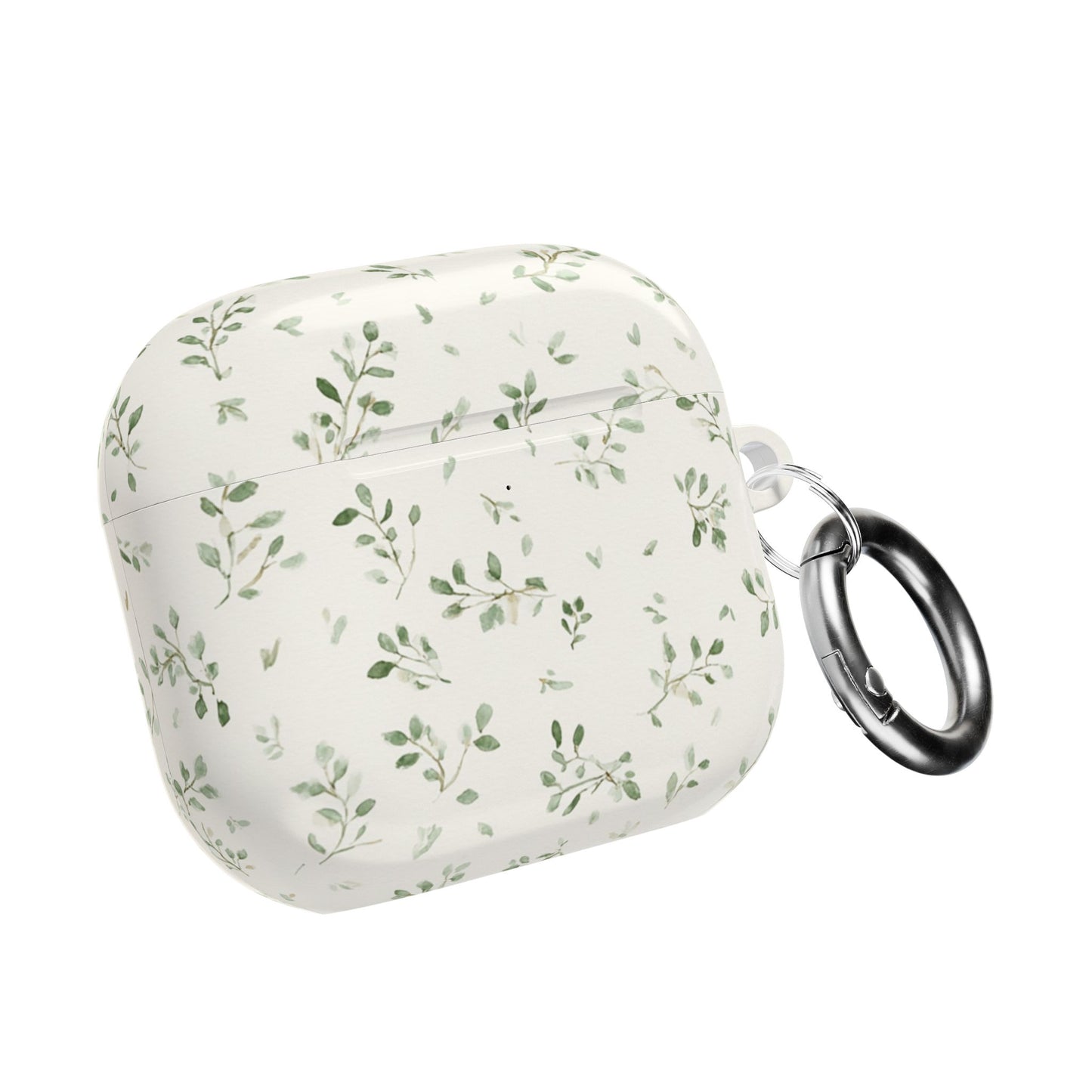 Floral Vine AirPod Case — Minimal Green Leaf Protective Cover