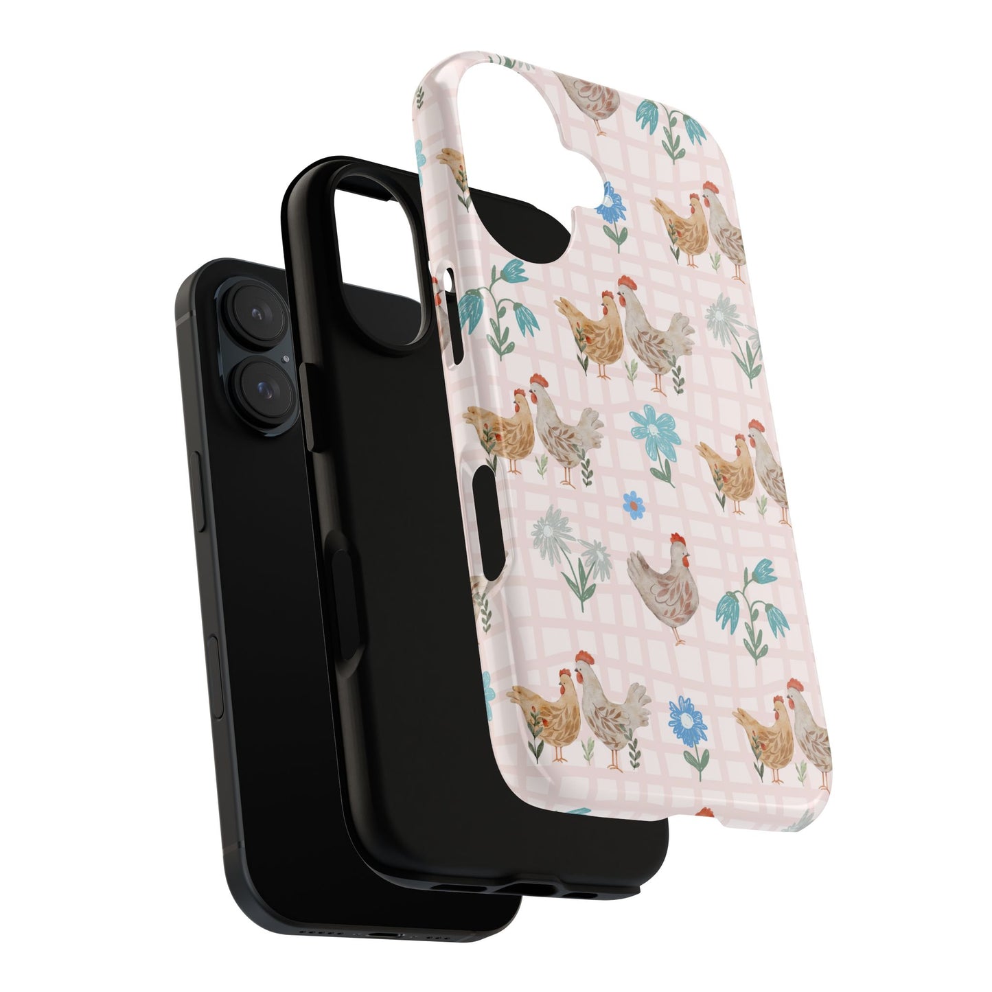Chicken Farm Floral Phone Case