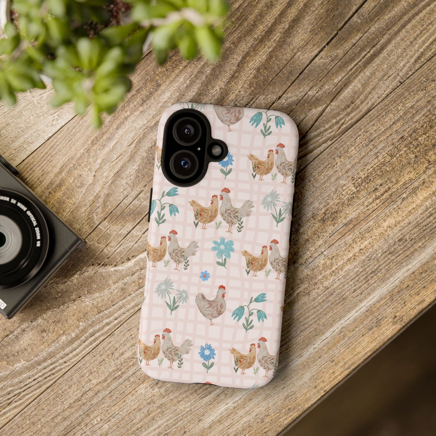 Chicken Farm Floral Phone Case