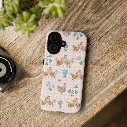 Chicken Farm Floral Phone Case