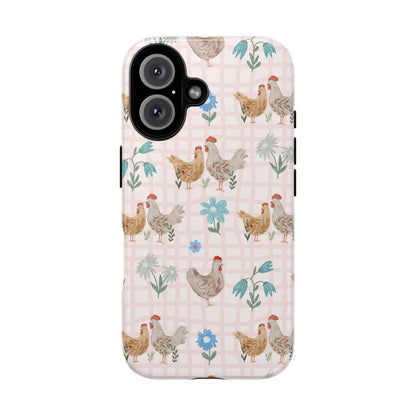 Chicken Farm Floral Phone Case