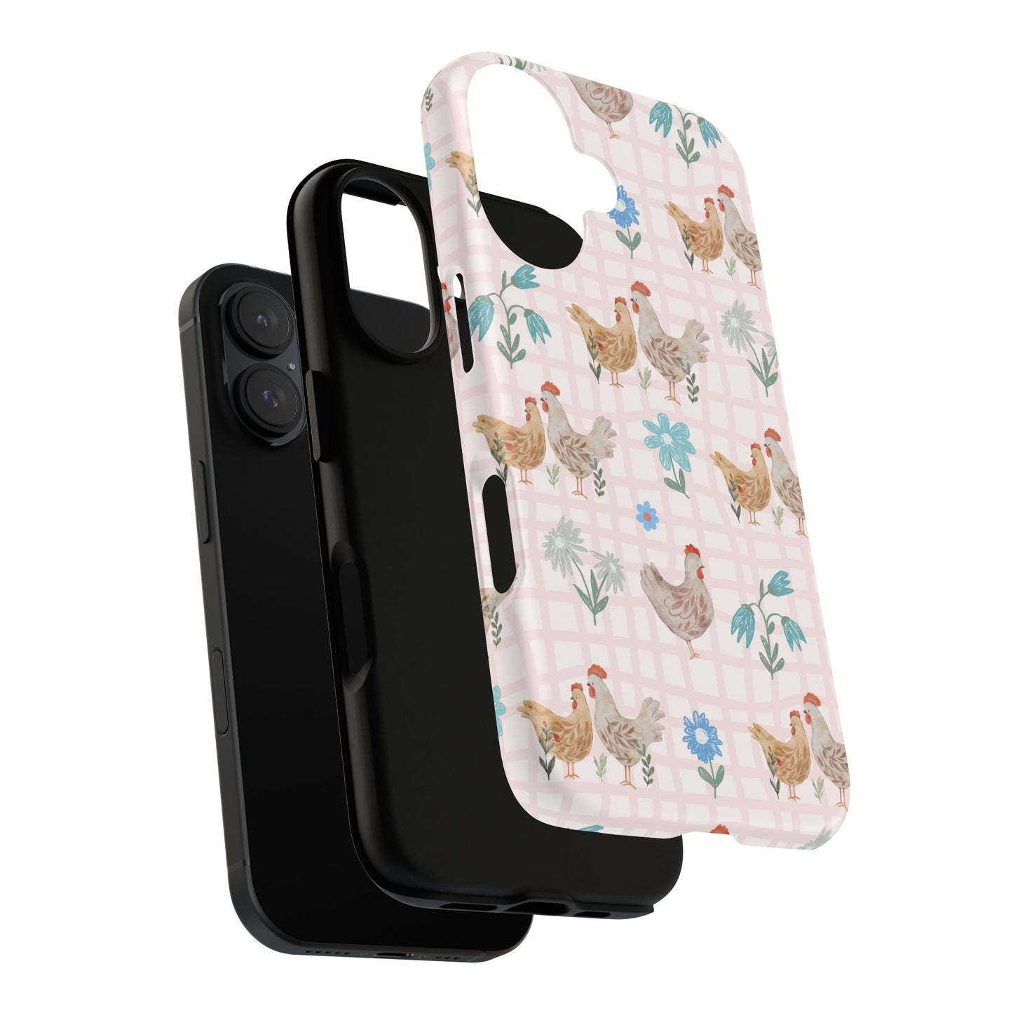 Chicken Farm Floral Phone Case