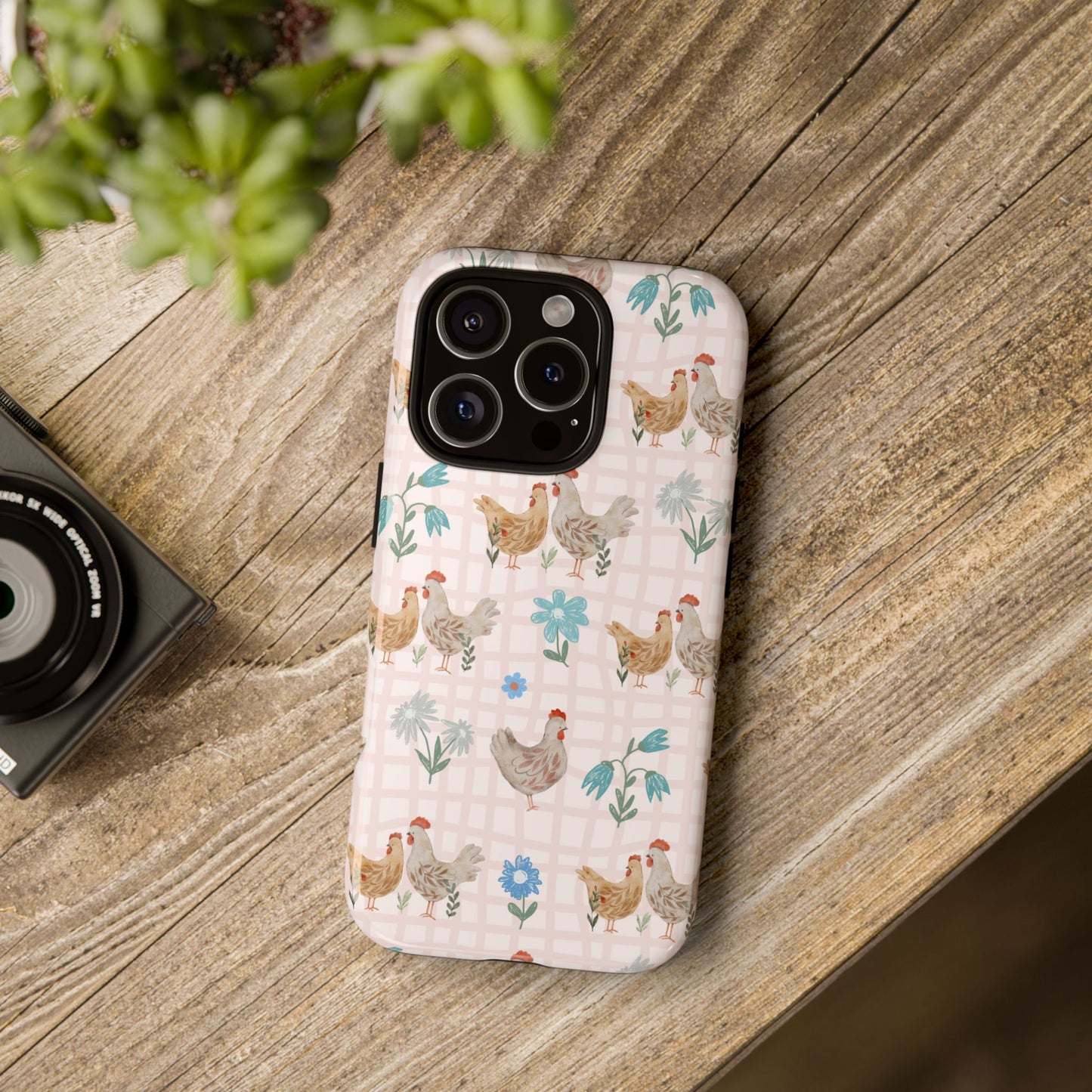 Chicken Farm Floral Phone Case