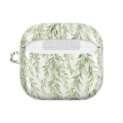Willow Vine AirPod Case - Botanical Green Leaf Protective Cover