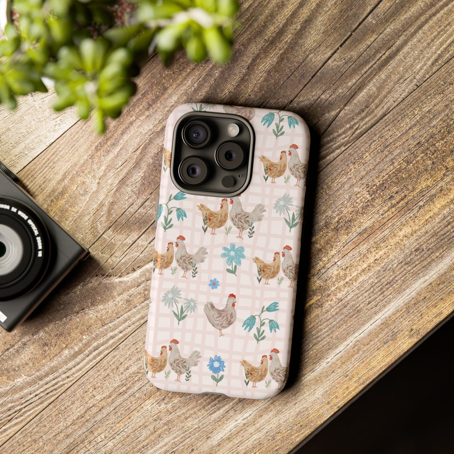 Chicken Farm Floral Phone Case