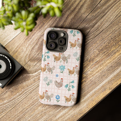 Chicken Farm Floral Phone Case