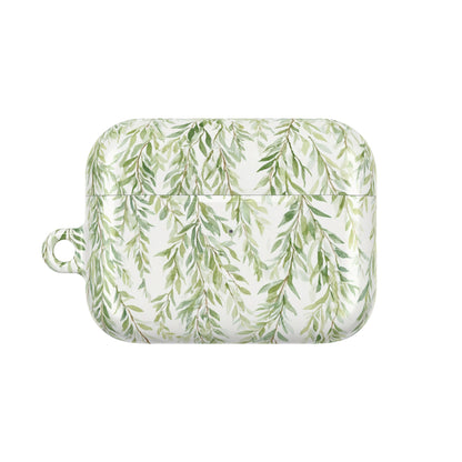 Willow Vine AirPod Case - Botanical Green Leaf Protective Cover
