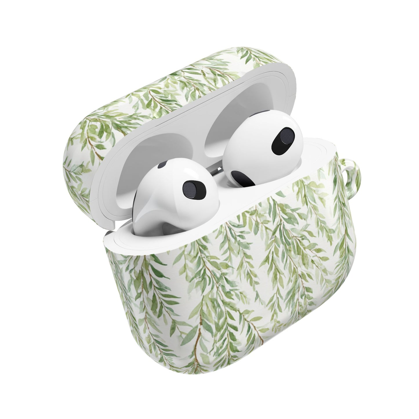 Willow Vine AirPod Case - Botanical Green Leaf Protective Cover