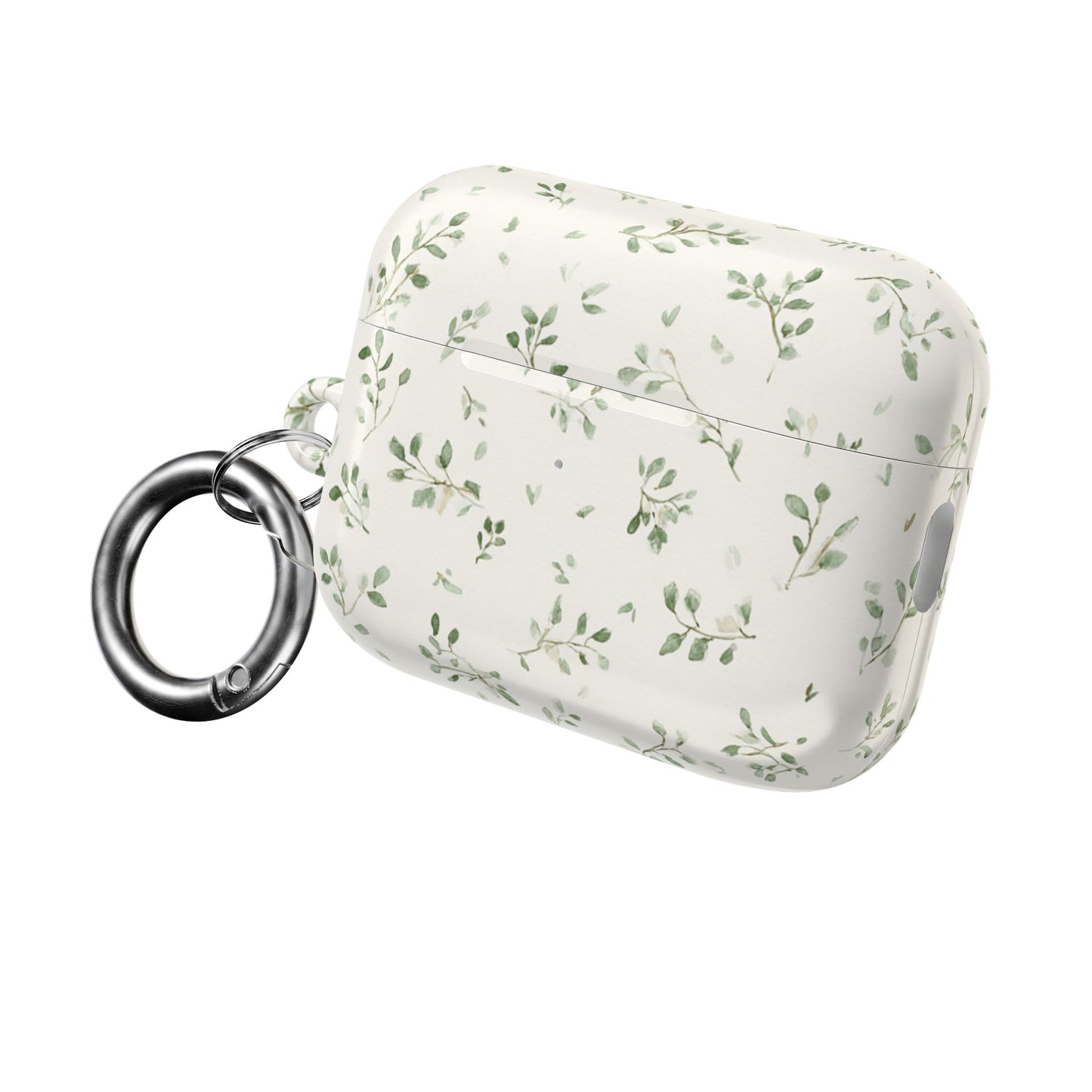 Floral Vine AirPod Case — Minimal Green Leaf Protective Cover