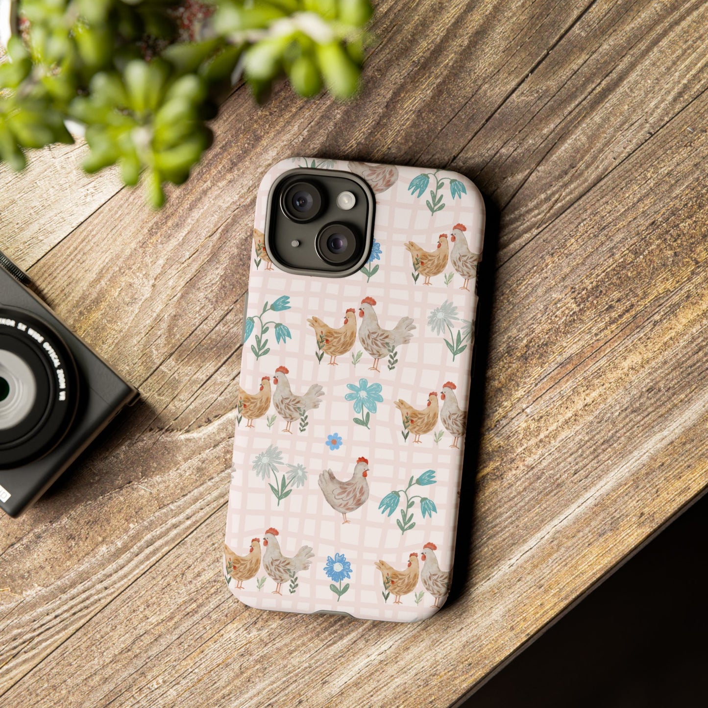 Chicken Farm Floral Phone Case