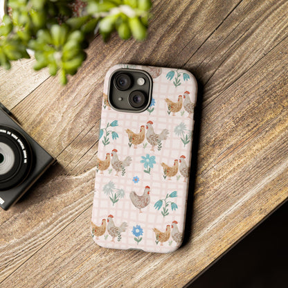 Chicken Farm Floral Phone Case