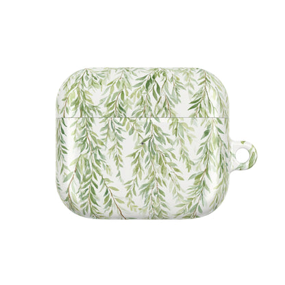 Willow Vine AirPod Case - Botanical Green Leaf Protective Cover
