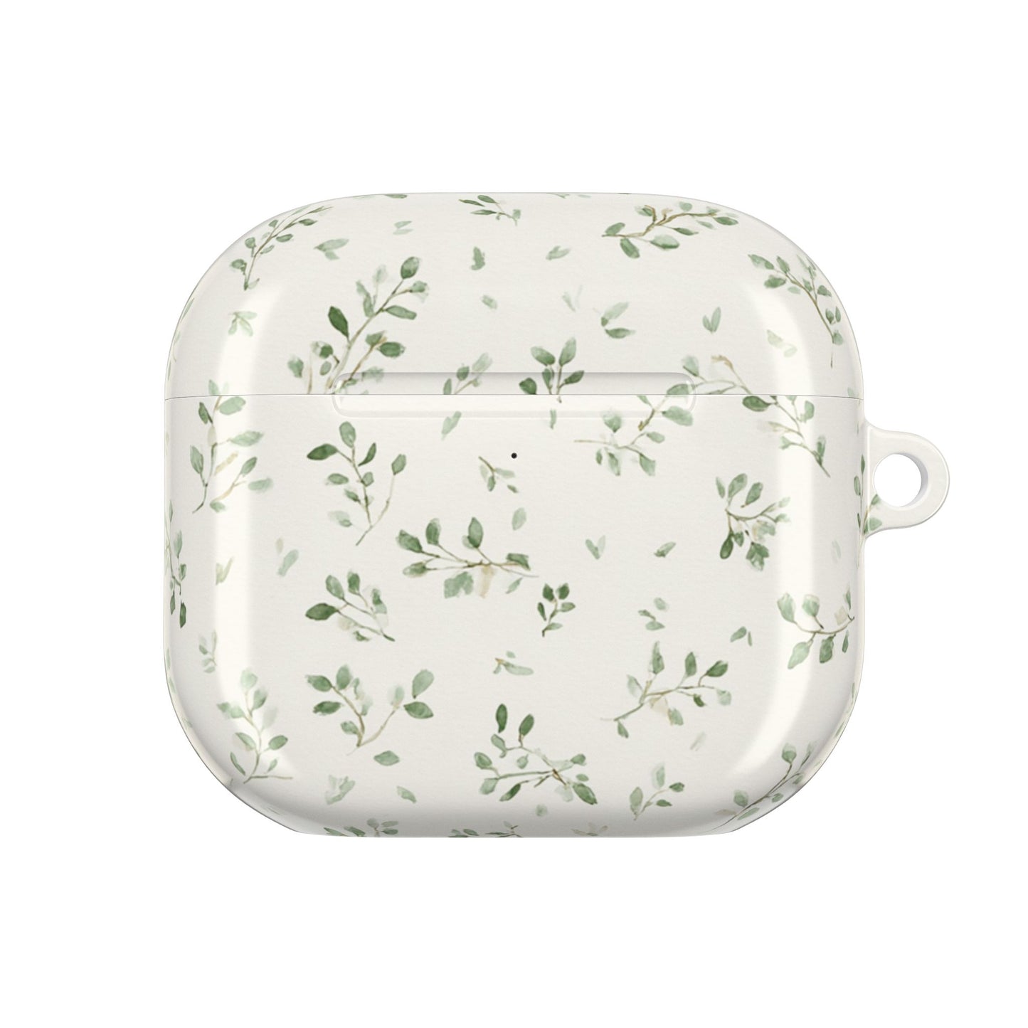 Floral Vine AirPod Case — Minimal Green Leaf Protective Cover