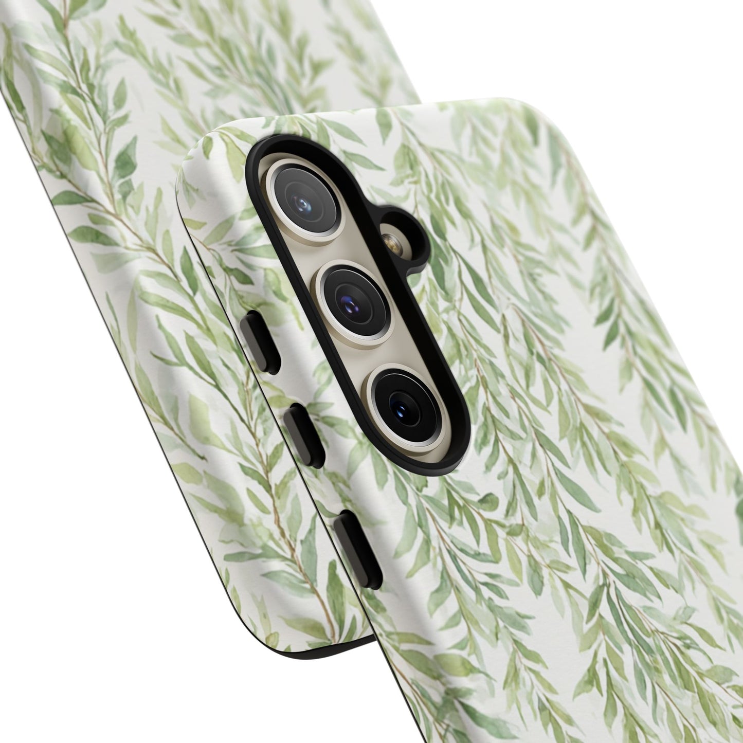 Willow Branch Phone Case — Green Botanical Tough Case