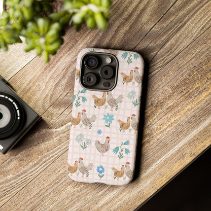 Chicken Farm Floral Phone Case