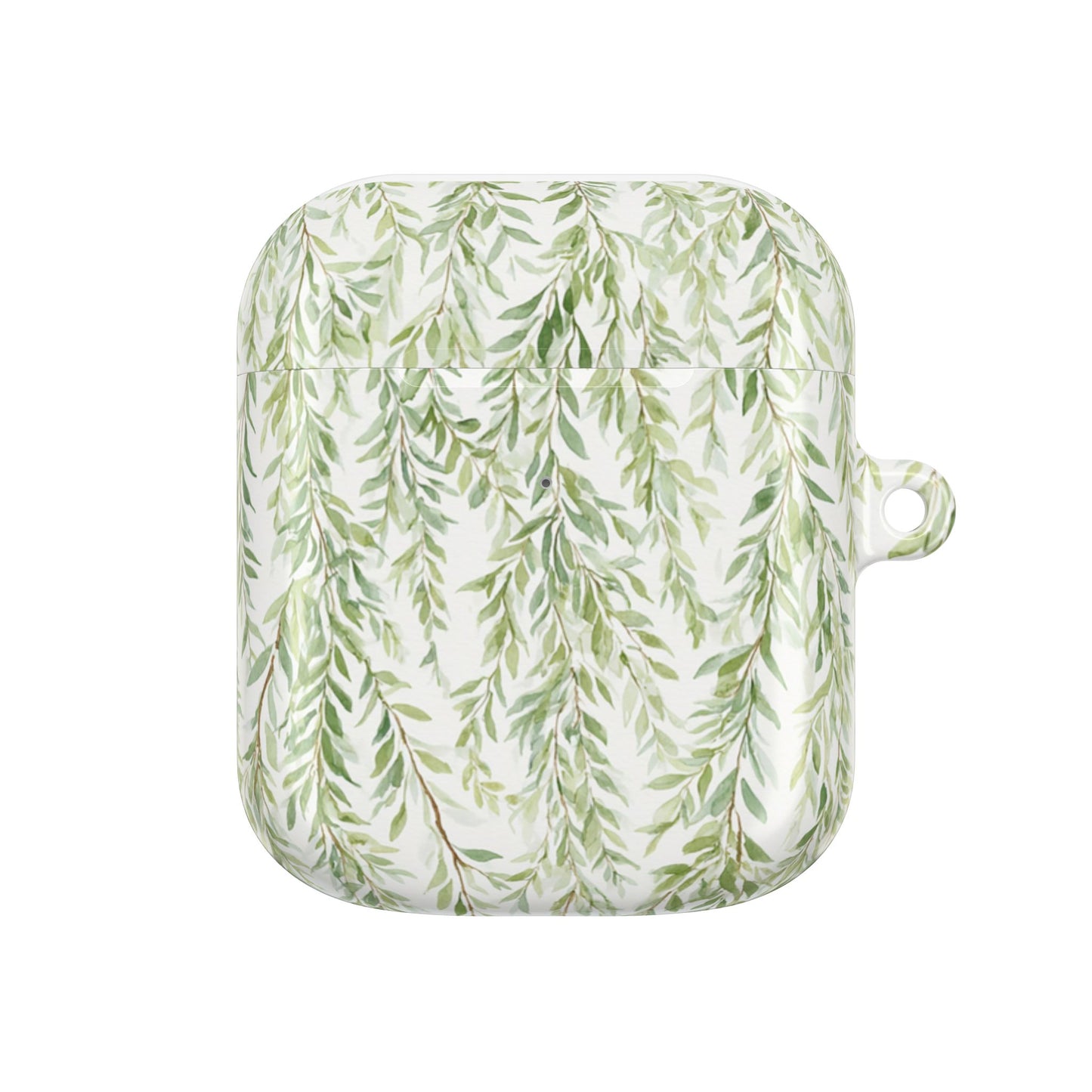 Willow Vine AirPod Case - Botanical Green Leaf Protective Cover