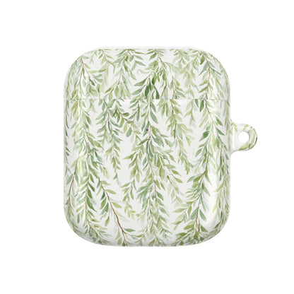 Willow Vine AirPod Case - Botanical Green Leaf Protective Cover