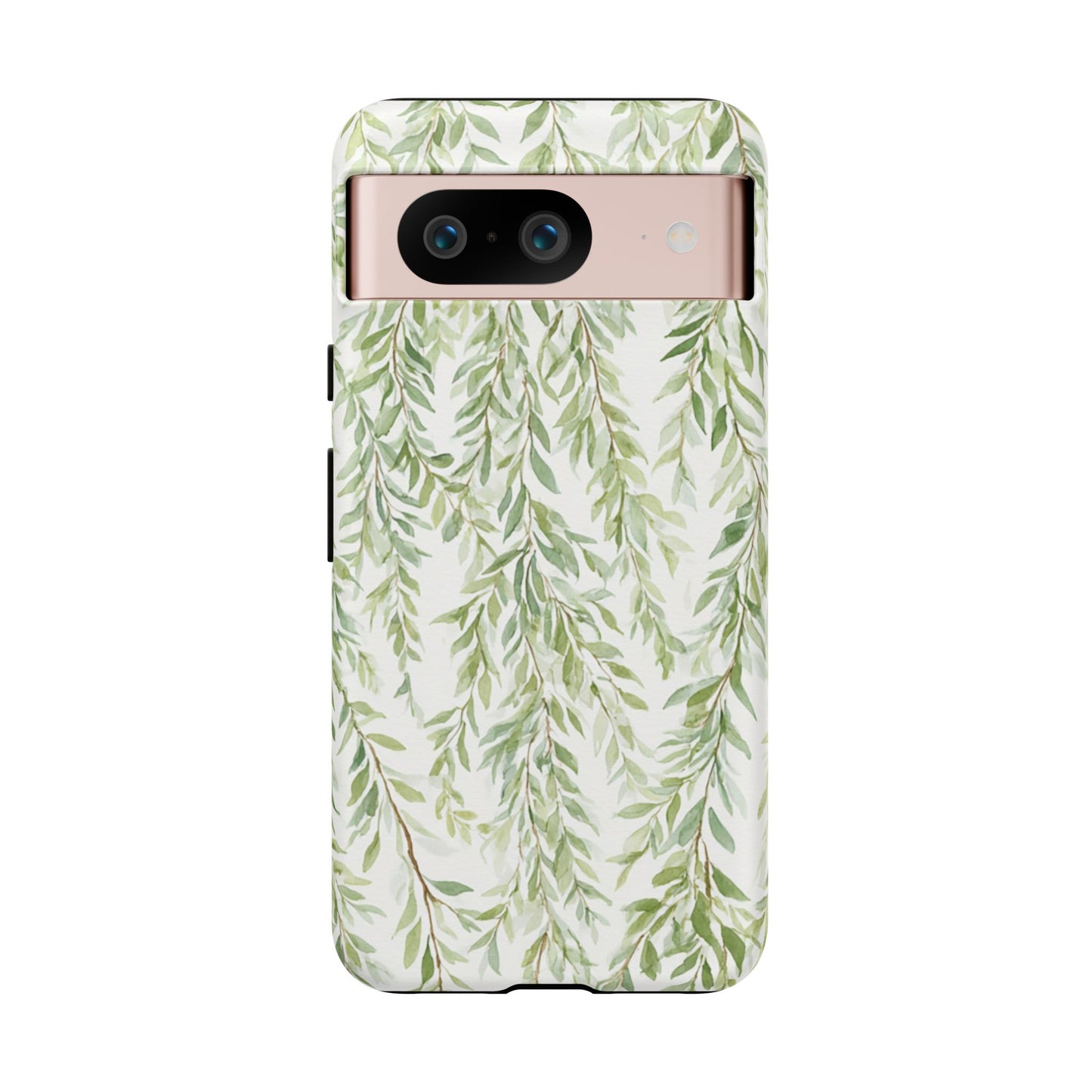 Willow Branch Phone Case — Green Botanical Tough Case
