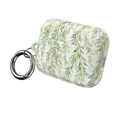 Willow Vine AirPod Case - Botanical Green Leaf Protective Cover