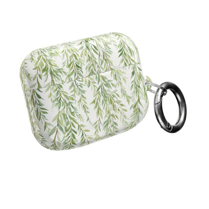 Willow Vine AirPod Case - Botanical Green Leaf Protective Cover