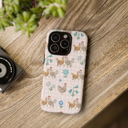 Chicken Farm Floral Phone Case