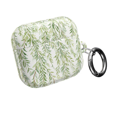 Willow Vine AirPod Case - Botanical Green Leaf Protective Cover