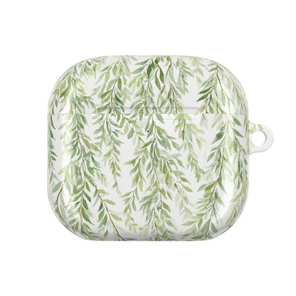 Willow Vine AirPod Case - Botanical Green Leaf Protective Cover