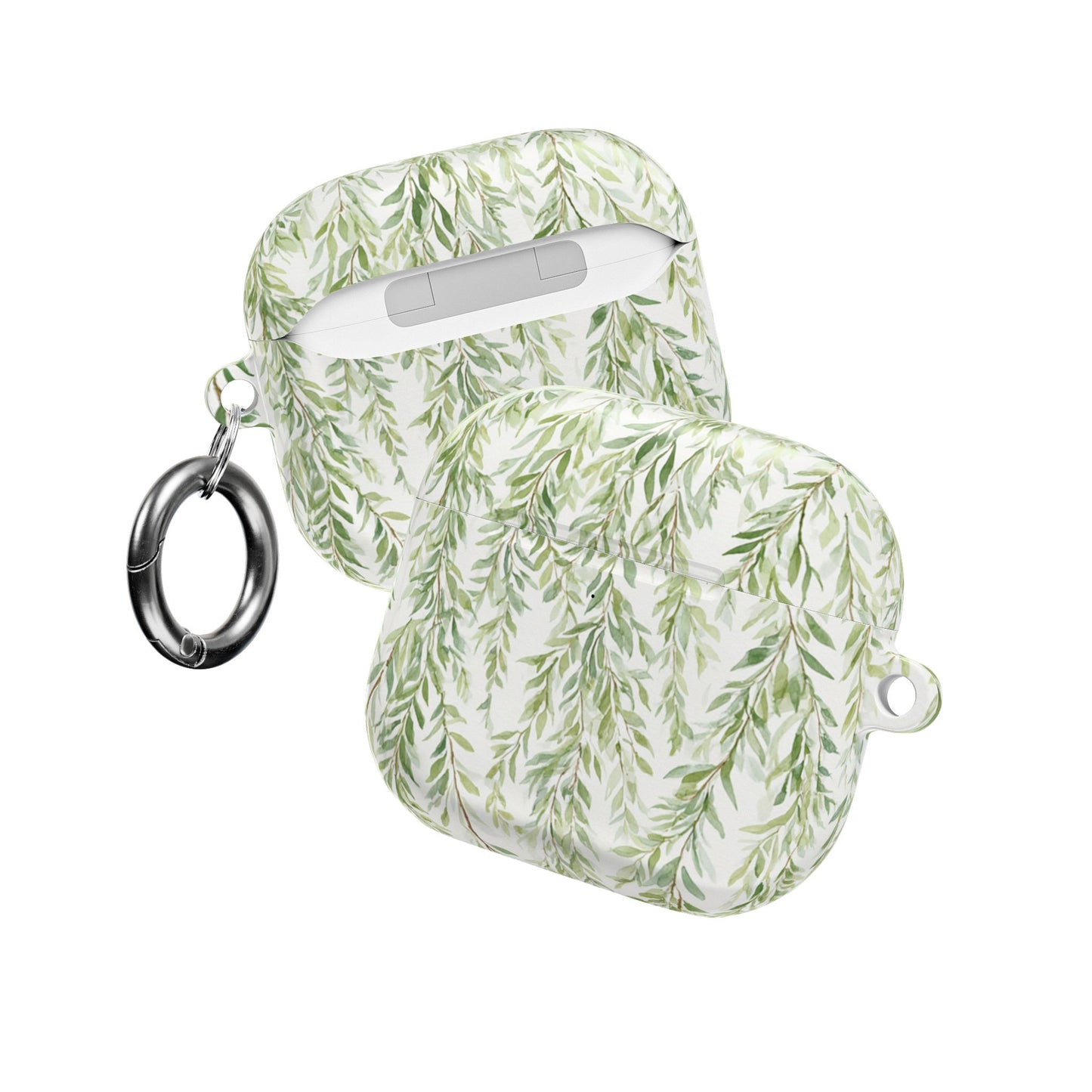 Willow Vine AirPod Case - Botanical Green Leaf Protective Cover
